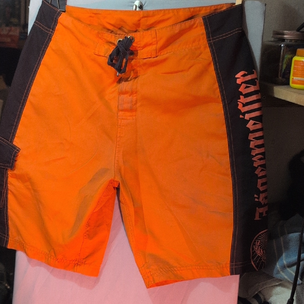 Jagermeister Bold Orange and Black Board Shorts